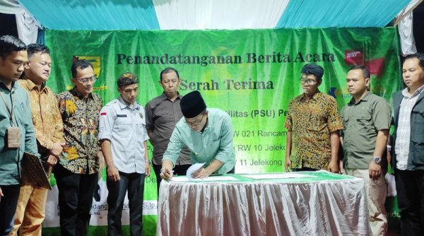 Lagi Empat PSU di Baleendah Diserahkan ke Pemkab Bandung, Kang DS, "Sampai Hari ini Sudah 74 Perumahan"