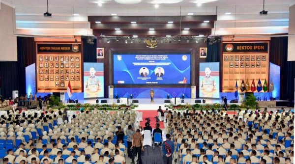 IPDN-Kemendagri Gelar Kuliah Umum untuk 1.097 Praja Utama, Dihadiri Bupati Kaimana Freddy Thie