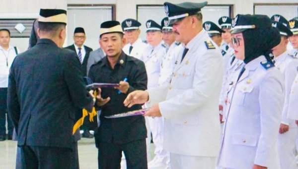Pengukuhan Perpanjangan Masa Jabatan 244 Kepala Desa oleh Pj Bupati Tangerang