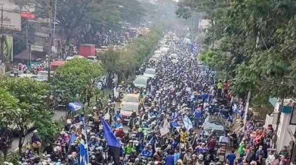 Informasi Terkini Keadaan Lalu Lintas di Sekitar Gedung Sate Bandung
