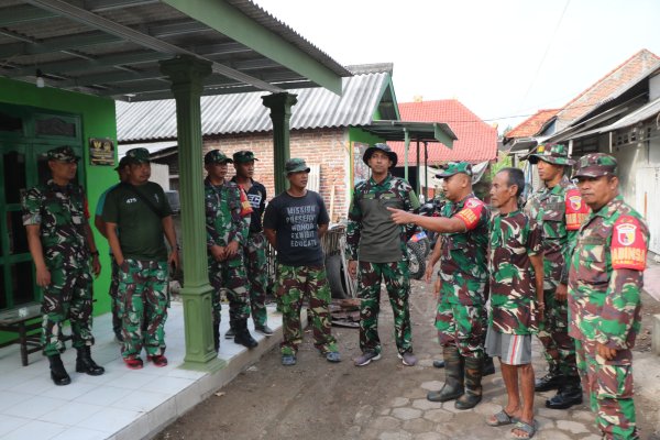 Dansatgas TMMD Sidoarjo Cek Langsung Progres di Desa Penambangan : Wujud Komitmen TNI untuk Pembangunan Desa