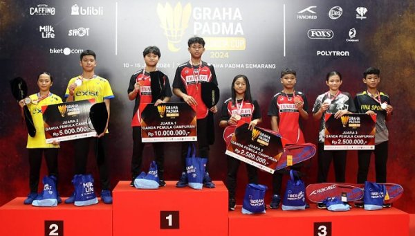 PB Djarum Dominasi Podium di Graha Padma Walikota Cup 2024 Semarang