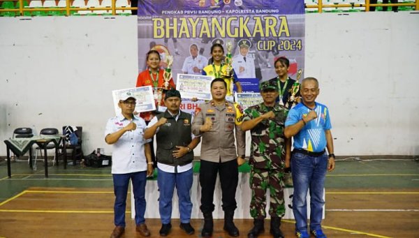 Turnamen Bola Voli Kapolresta Bandung Cup 2024 Resmi Ditutup
