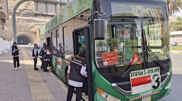 Jemaah Haji Indonesia Meninggalkan Mina Setelah Rangkaian Puncak Haji