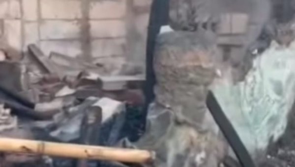 Kondisi Rumah Pasca Kebakaran di Sumbersari Parakan