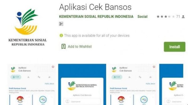 Cara Cek Penerima Bansos Miltigasi, Bisa Diakses Lewat HP