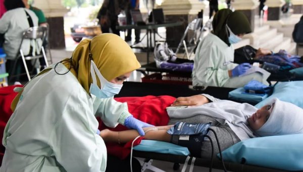 Senam Bersama ASN Sidoarjo Kembali Aktif Ditambah Pemeriksaan Kesehatan Gratis