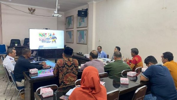 Rapat Pemantapan dan Evaluasi Persiapan POPDA XVII di Aceh Timur
