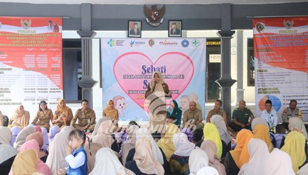 Bupati Mojokerto Ikfina Fahmawati Bertekad Mengurangi Stunting dan Mendorong Kemandirian Lansia