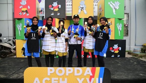 Aceh Besar Raih Emas di Cabang Sepak Takraw Popda ke-17 Aceh