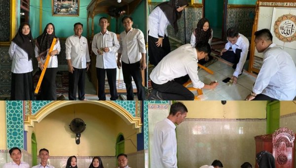 Pengukuran Arah Kiblat Dilaksanakan di Masjid-Masjid Bengkulu Utara