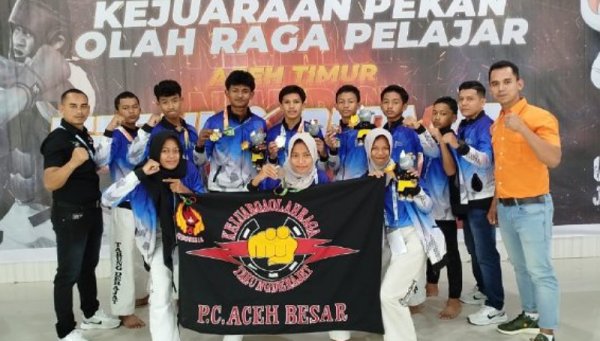 Aceh Besar Raih Prestasi Gemilang di Popda XVII Aceh: Tarung Drajat Jadi Bintang Utama dengan Enam Medali