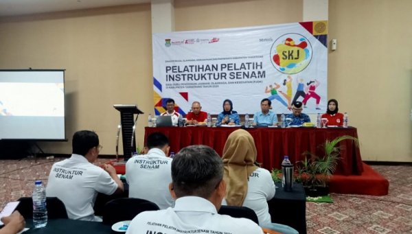 Disporabudpar Tangerang Gelar Pelatihan Instruktur Senam SKJ untuk Tingkatkan Kualitas Pelatih