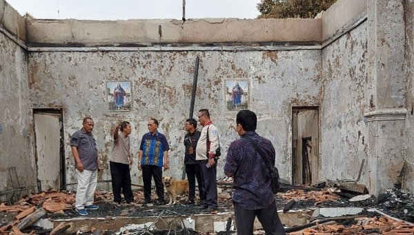 Kebakaran di Gereja Sidang Tuhan Agape Cisalak Depok, Kementerian Agama Prioritaskan Rehabilitasi