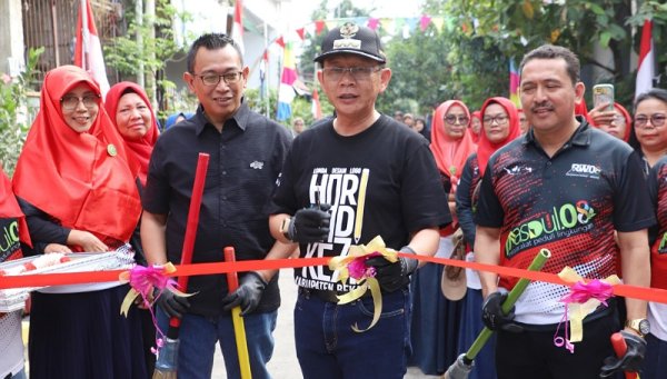 Kick Off Bersih-Bersih di Kabupaten Bekasi Meriahkan Hari Jadi Ke-74 dan HUT RI Ke-79