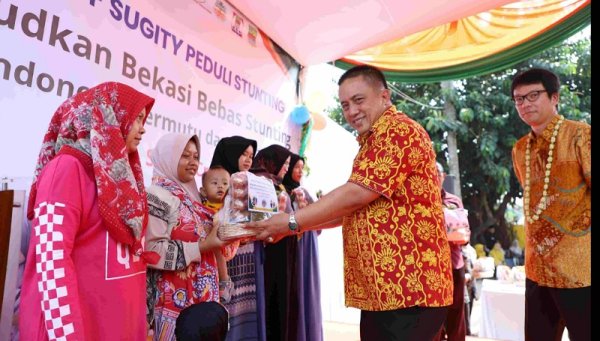 Sekda Bekasi Dedy Supriyadi Apresiasi Program Sugity Peduli Stunting untuk Generasi Emas 2045