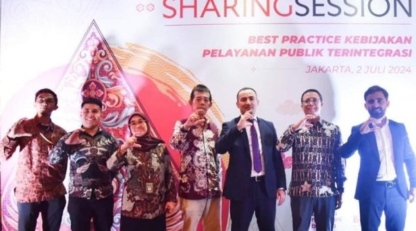 Sekda dan Kadis DPMPTSP Kabupaten Bandung Hadiri Sharing Session Kebijakan Pelayanan Publik Terintegrasi