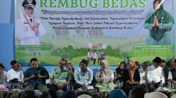 Pada Rembug Bedas, Kang DS Sampaikan Capaian Program Prioritas Kepada Masyarakat