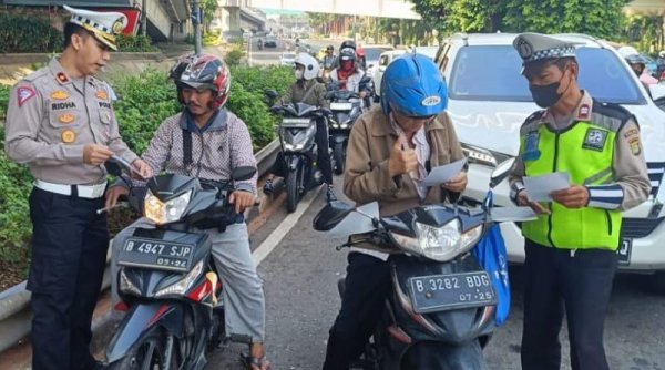 Satlantas Polres Bogor Catat 157 Pelanggaran Lalu Lintas di Hari Pertama Operasi Patuh Lodaya 2024