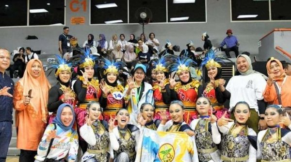 Tim Perwosi Jabar Tampil Memukau di Hadapan Ibu Negara dalam Lomba Senam Kreasi