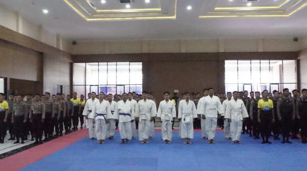 Polresta Sidoarjo Gelar Lomba Bela Diri