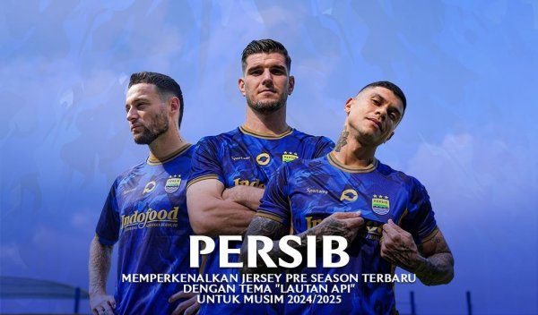 PERSIB Luncurkan Jersey Pramusim "Bandung Lautan Api" dengan Semangat Juang dan Kebanggaan