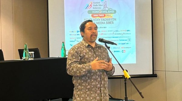 Pembukaan Konferwil III AMSI Jatim Ketum AMSI Tekankan Pentingnya Ekosistem Media Digital