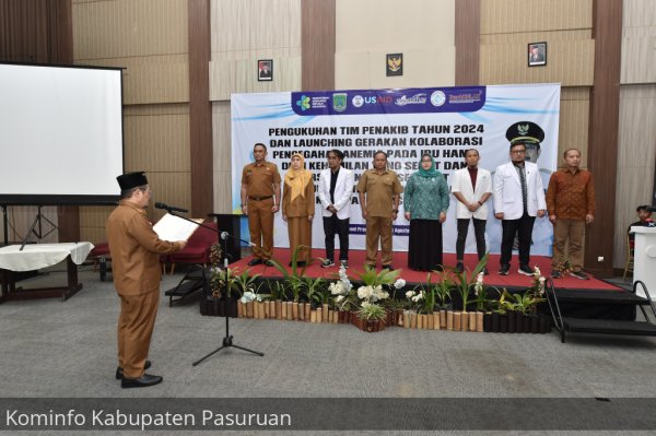 Bupati Pasuruan Kukuhkan Tim Penurunan Angka Kematian Ibu dan Bayi