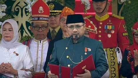 Menag Yaqut Bacakan Doa dalam Upacara HUT ke-79 RI di IKN, Serukan Nusantara Baru Tanpa Rintangan