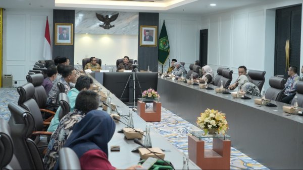 Sekjen Kemenag RI Terima Audiensi Pemkot Medan, Bahas Rencana Hibah Aset BMN dan BMD