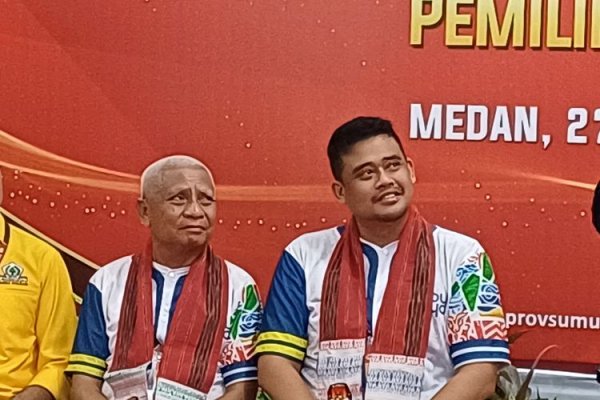 Bobby Nasution dan Surya Resmi Daftar sebagai Calon Gubernur dan Wakil Gubernur Sumut ke KPU
