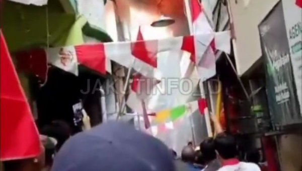 Kebakaran di Pademangan Timur, Petugas Berhasil Padamkan Api