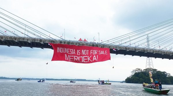 "Indonesia is Not For Sale", Seruan Masyarakat Sipil dan Korban IKN di HUT RI ke-79