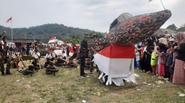 Melihat Kemeriahan Pawai Karnaval HUT ke-79 RI di Cibadak Sukabumi