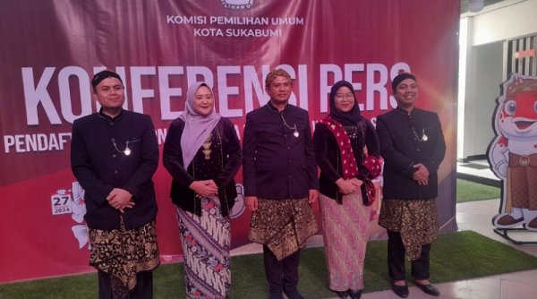 KPU Kota Sukabumi Terima Pendaftaran 2 Paslon: Fahmi-Dida dan Muraz-Andri