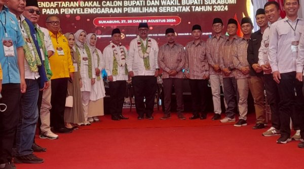 Pilkada Sukabumi: KPU Sebut Pendaftaran Pasangan Asep Japar-Andreas Sesuai dan Diterima