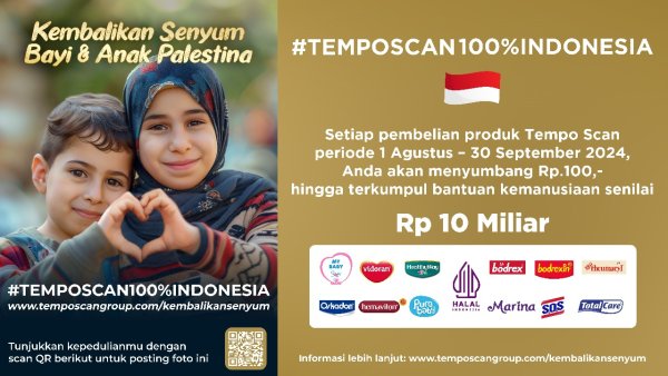 Tempo Scan Ajak Masyarakat Bantu Bayi dan Anak Palestina