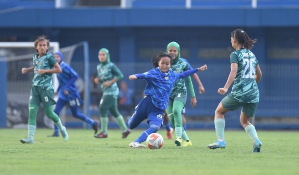 Akademi PERSIB Putri Tahan Imbang Tim Sepakbola Putri Sumatera Utara dalam Uji Tanding
