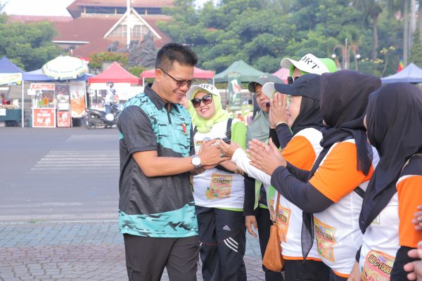 Senam Segar dan Bugar, Kang DS Sebut Rata-rata Usia Masyarakat Kabupaten Bandung 74,27 Tahun