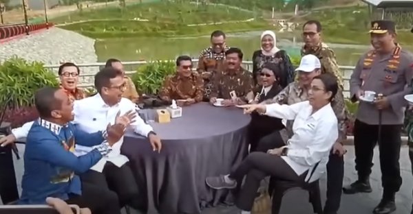 Canda Airlangga dan Bahlil Soal "Kursi" dalam Rapat Kabinet Perdana di Ibu Kota Nusantara
