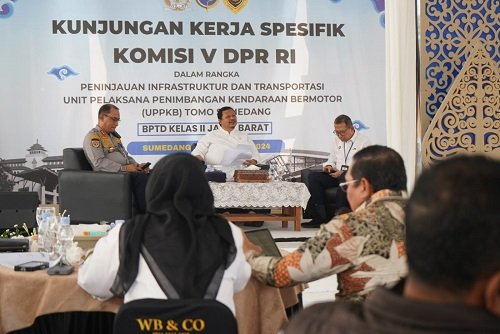 Bupati Sumedang Sambut Kunjungan Komisi V DPR RI di UPPKB Tomo, Bahas Efektivitas Program Zero ODOL