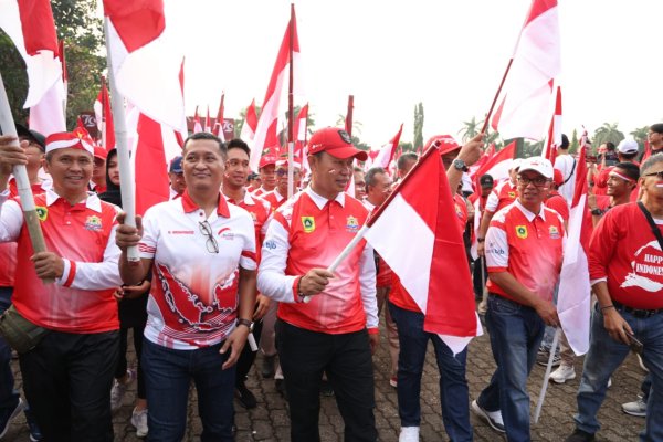 Bogor Gelar Kirab Bendera Merah Putih Sambut HUT Kemerdekaan ke-79 RI