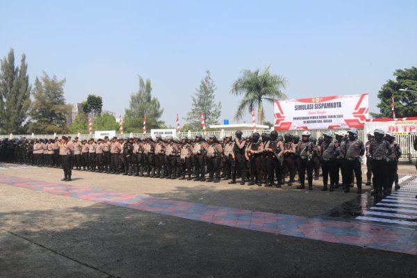 Polres Bogor dan Pemkab Gelar Simulasi SISPAM Kota Jelang Pemilukada Serentak 2024