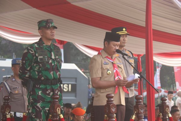 Bupati Bogor Pimpin Apel Gelar Pasukan Operasi Mantap Praja Lodaya 2024 untuk Pengamanan Pilkada Serentak
