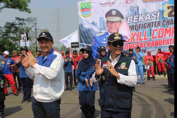 Peserta Bekasi 2nd Fire Fighter Skill Competition 2024 Apresiasi Pemkab Bekasi