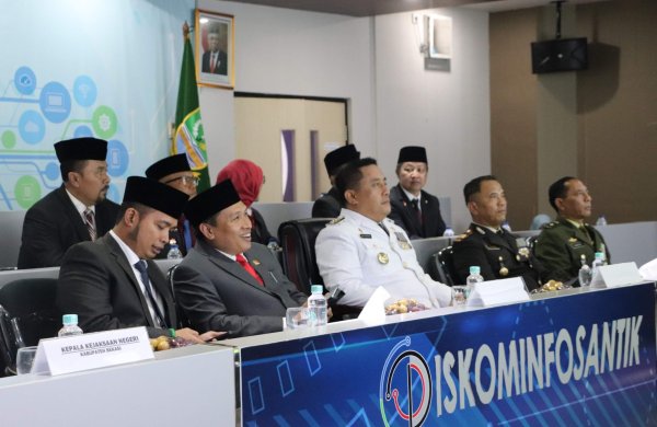 Bupati Bekasi dan Forkopimda Ikuti Upacara Peringatan Detik-Detik Proklamasi Kemerdekaan RI ke-79 Secara Virtual
