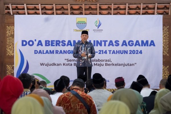 Menyambut Hari Jadi Kota Bandung ke-214, Pemkot Gelar Doa Bersama Lintas Agama