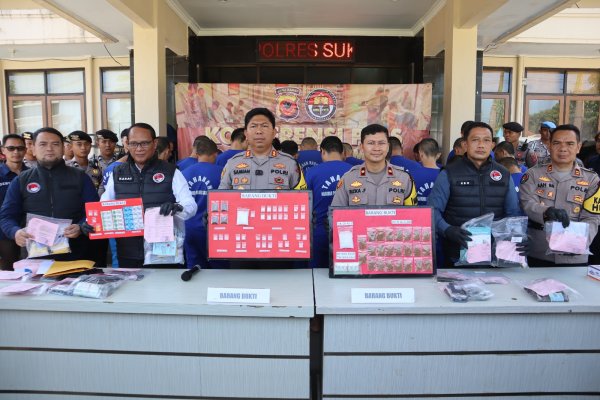 Polres Sukabumi Ungkap 22 Kasus Narkotika dan Obat Keras Terbatas