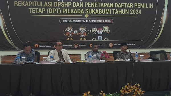 KPU Kabupaten Sukabumi Tetapkan DPT Pilkada 2024 Sebanyak 1.983.406 Pemilih 