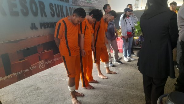 Komplotan Begal Bergolok Diringkus di Sukabumi, 2 Pelaku Diterjang Timah Panas